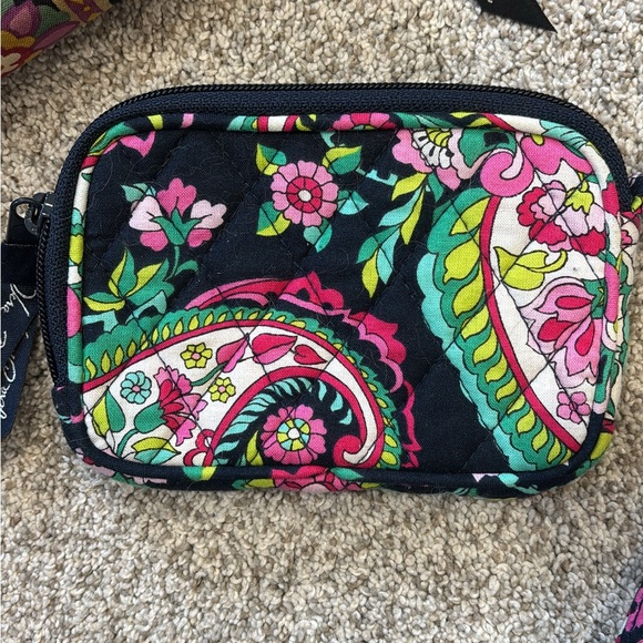 Vera Bradley Floral Wallet and Wristlet Set - Black and Multicolor - Picture 4 of 14